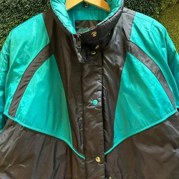 Vintage 1980s Action Gem Zip-up Ski Jacket  Medium - Picture 4 of 5